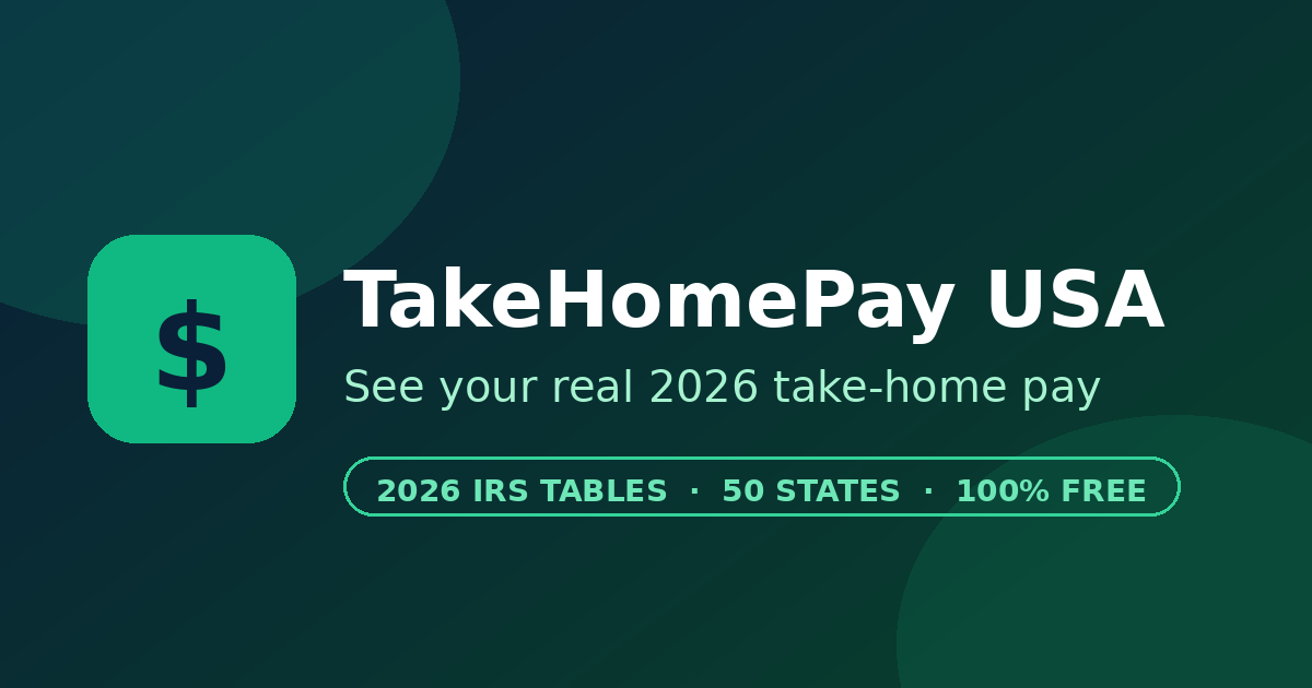 TakeHomePay USA take-home pay calculator